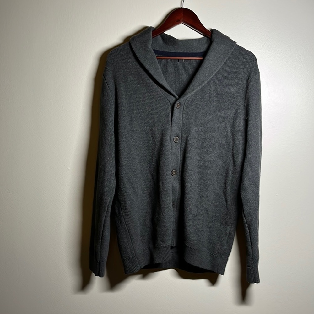 Banana Republic Factory grey shawl cardigan. Men’s large